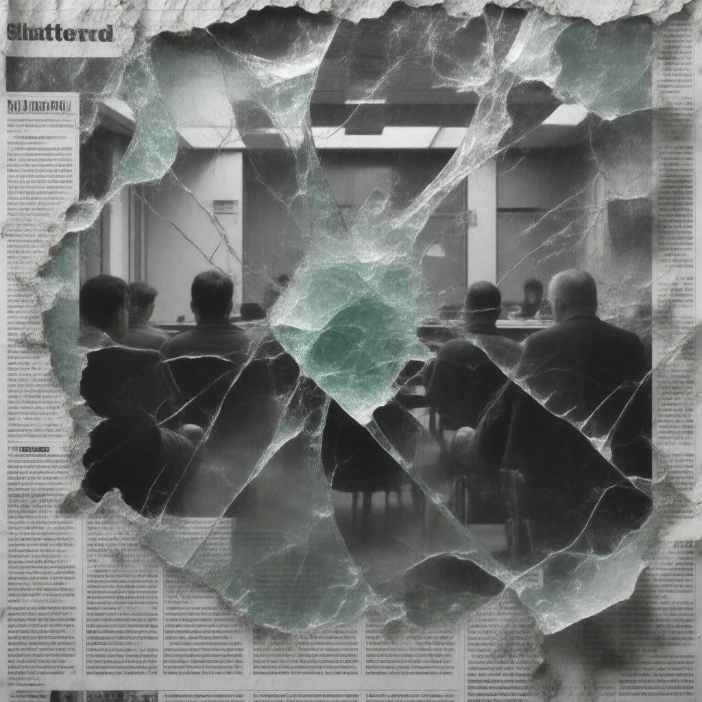 AI-created image of Shattered Glass
