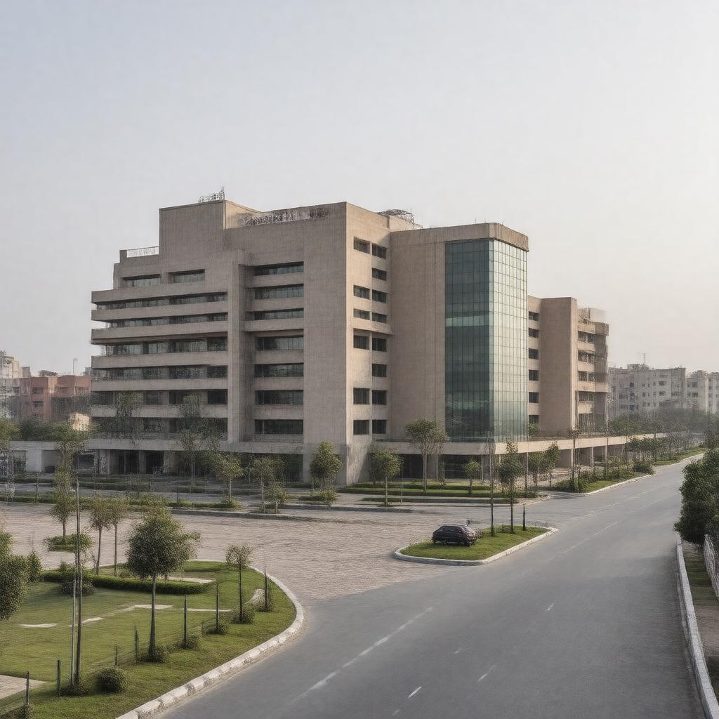 Click to view larger image AI-created image of Shaukat Khanum Memorial Cancer Hospital