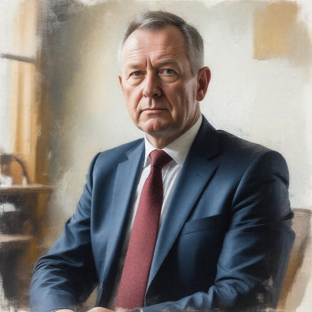 AI-created image of Shaun Woodward