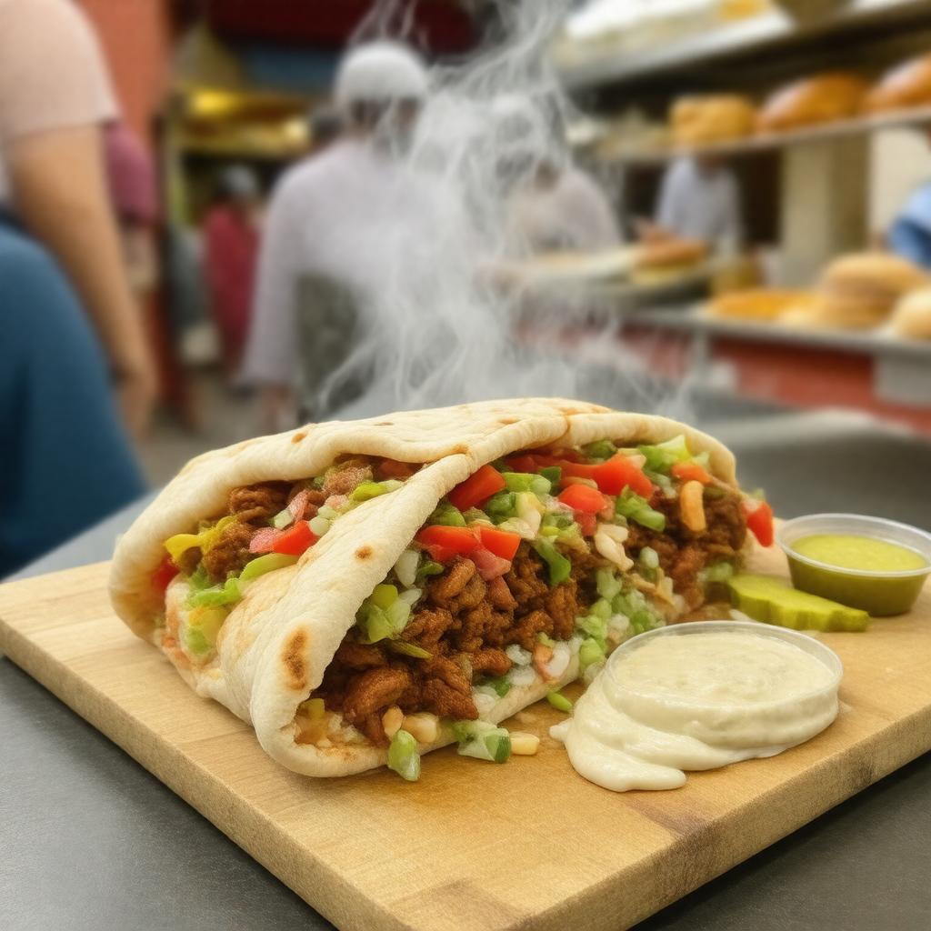 Click to view larger image AI-created image of Shawarma