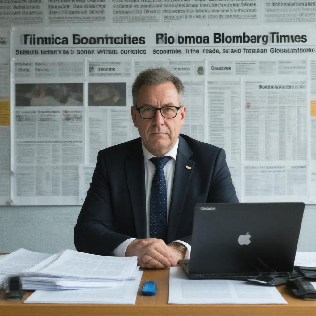 Click to view larger image AI-created image of Shawn Donnan