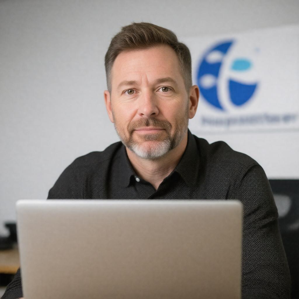 Click to view larger image AI-created image of Shawn Fanning