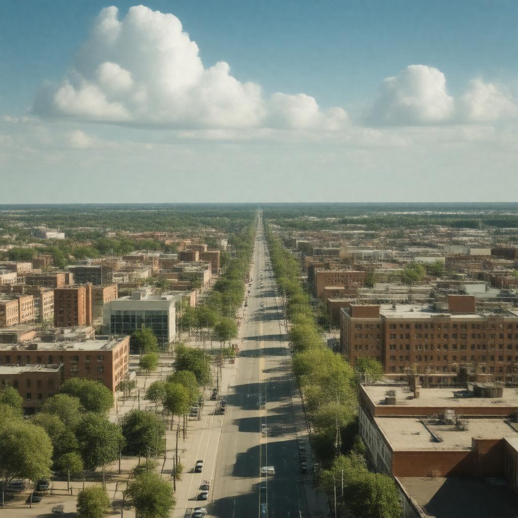 AI-created image of Shawnee, Oklahoma, USA