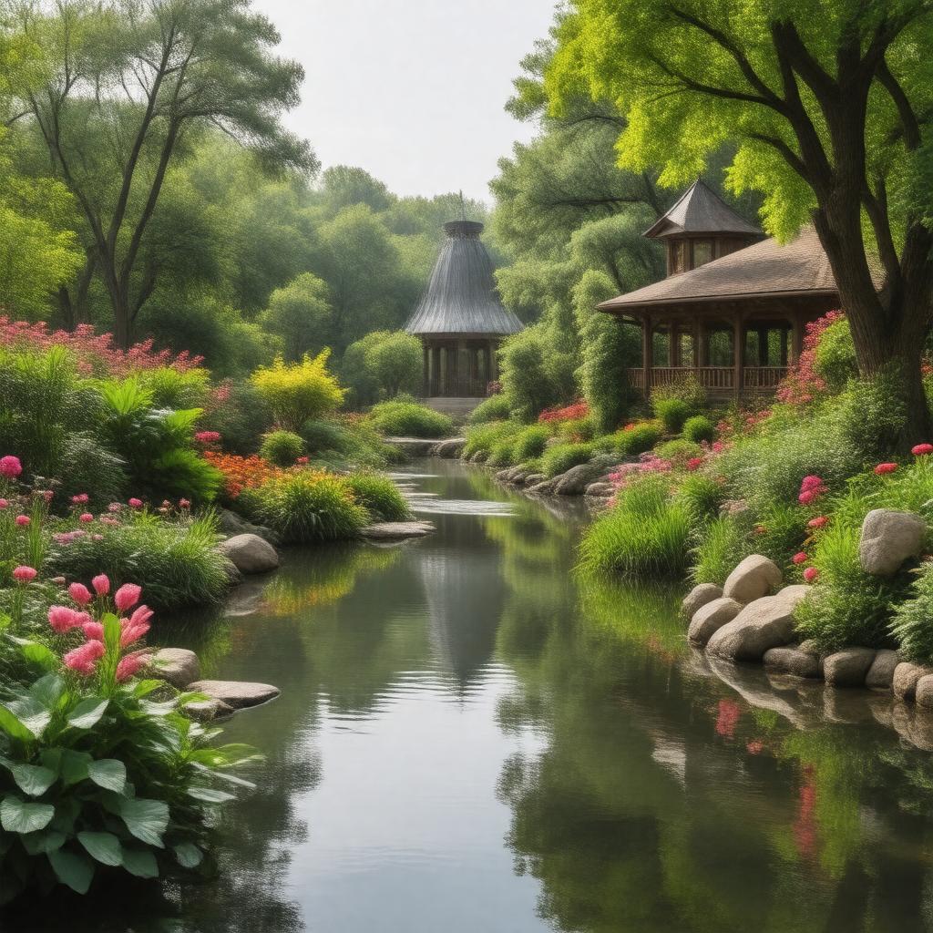 AI-created image of Shaw's Garden