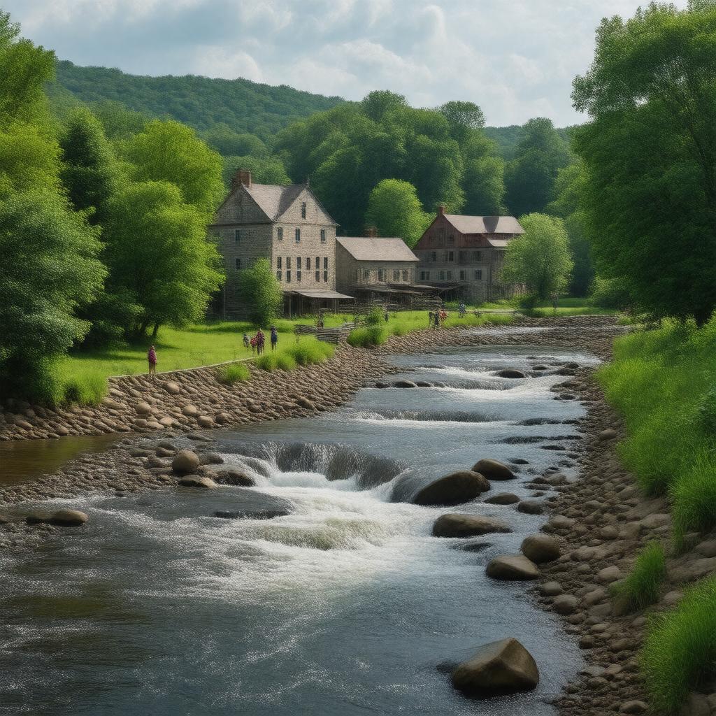 AI-created image of Shawsheen River