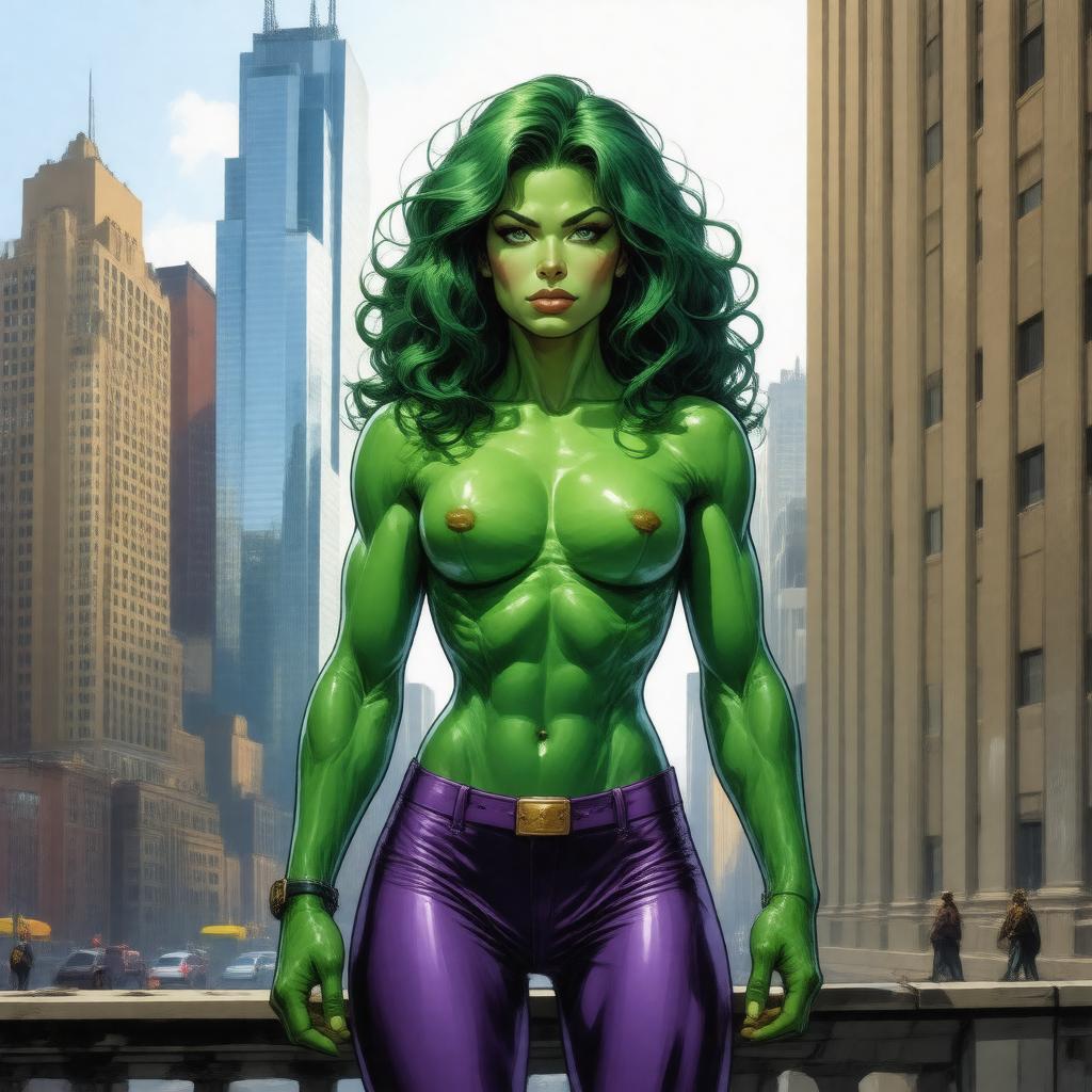 AI-created image of She-Hulk