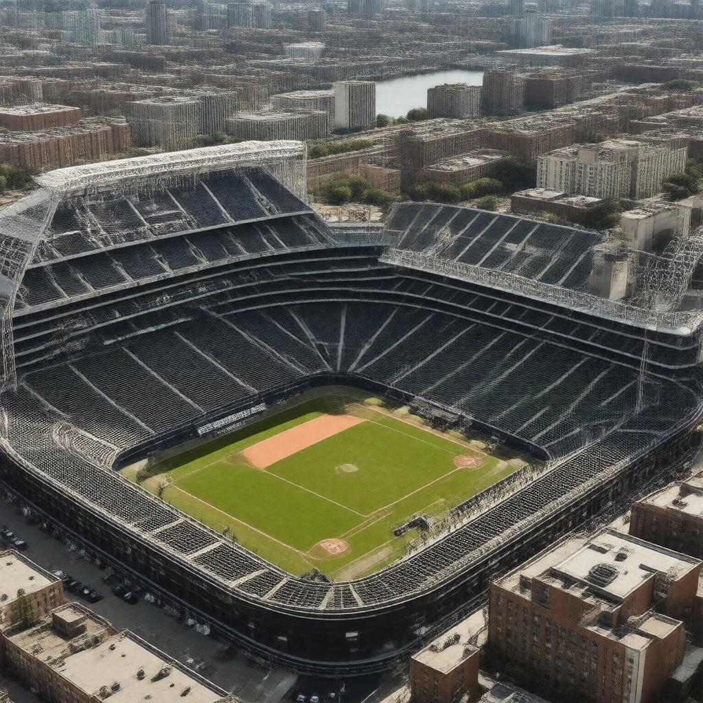 AI-created image of Shea Stadium