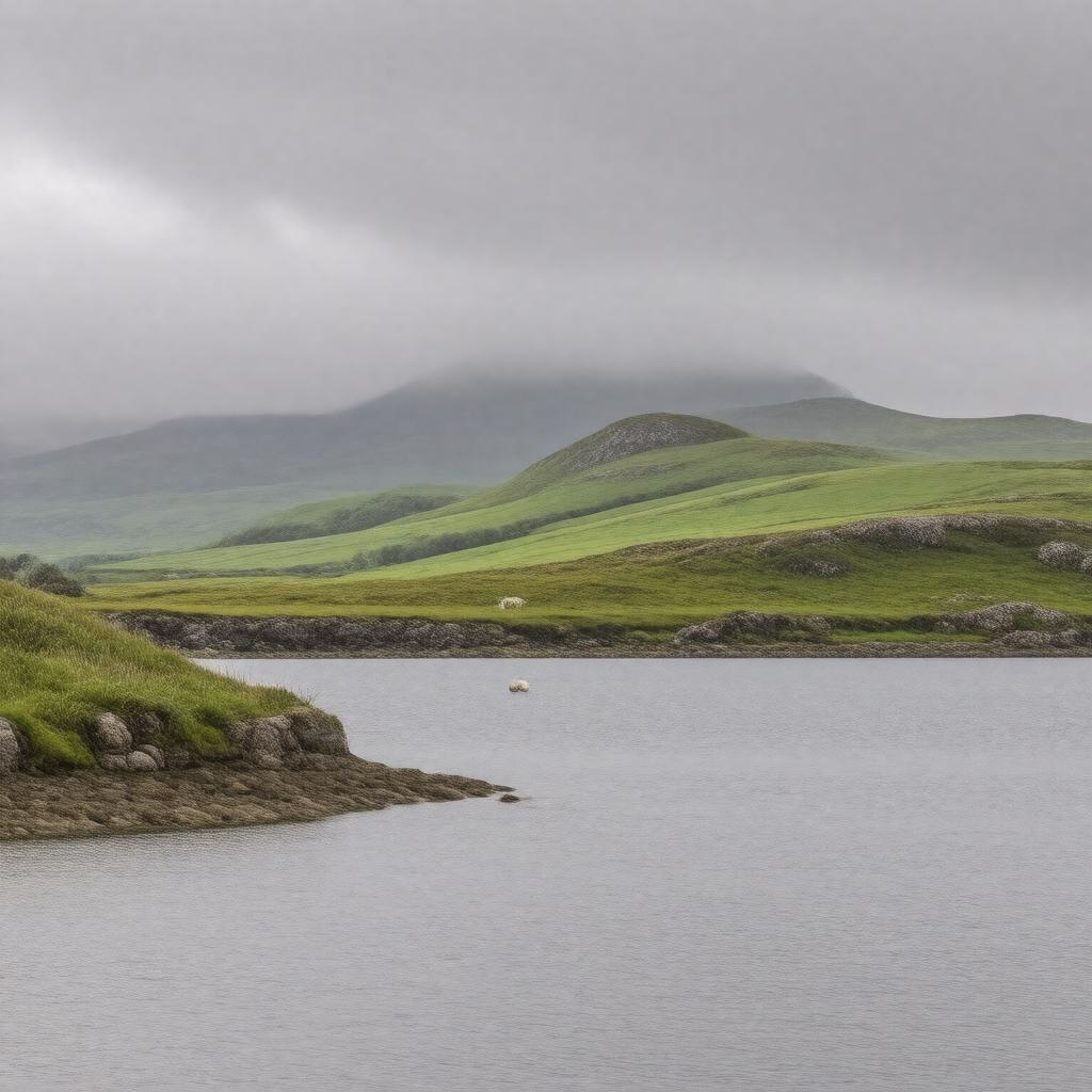 AI-created image of Sheep Island