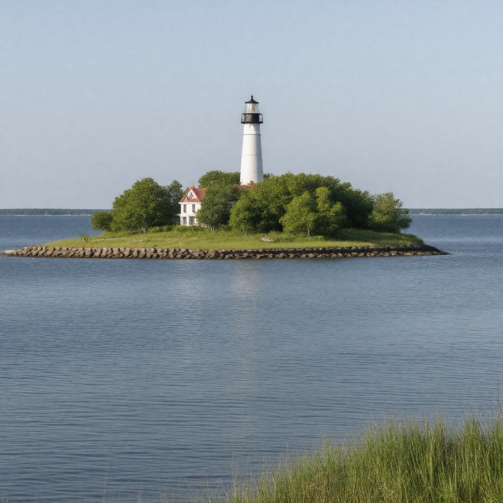 AI-created image of Sheffield Island