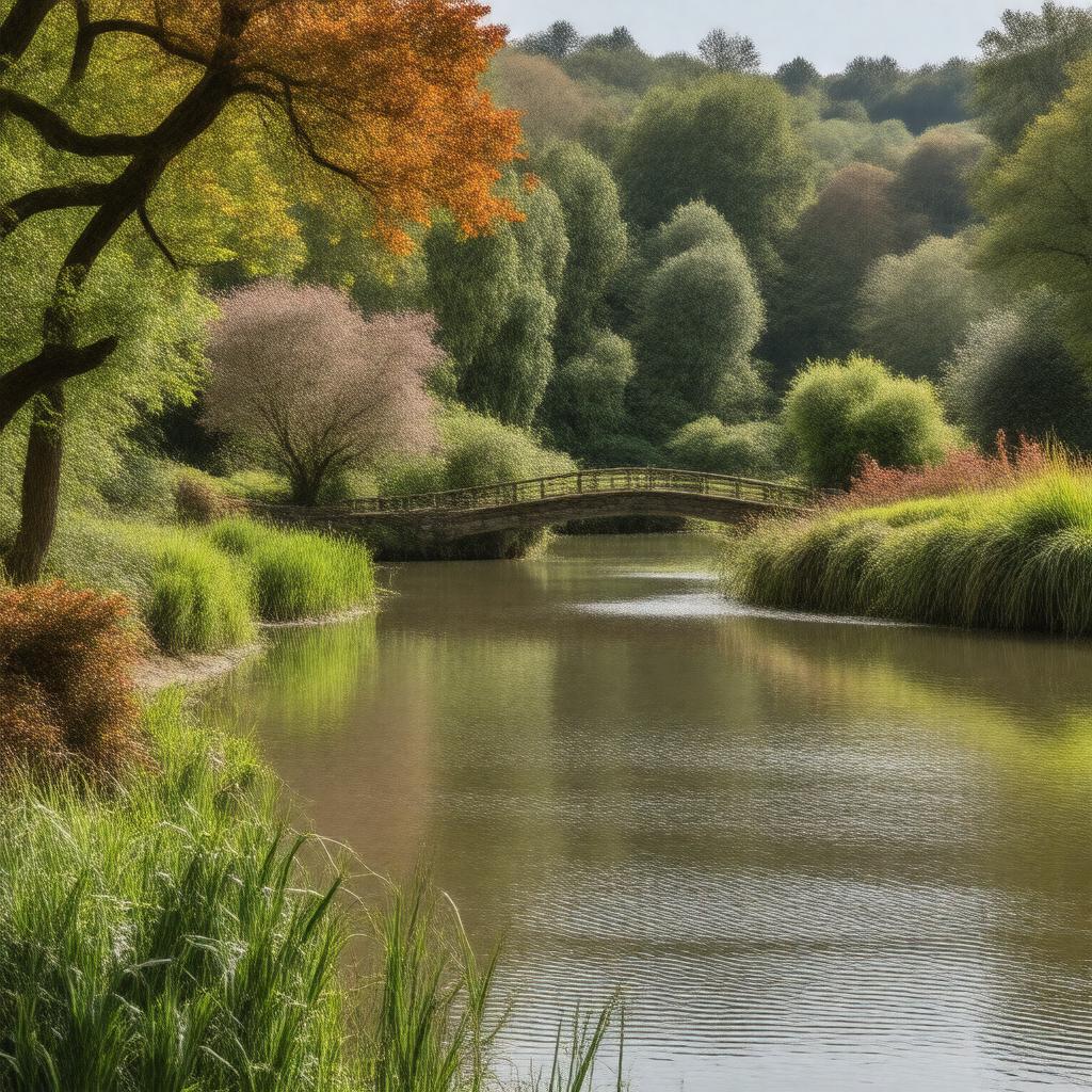 AI-created image of Sheffield Park and Garden