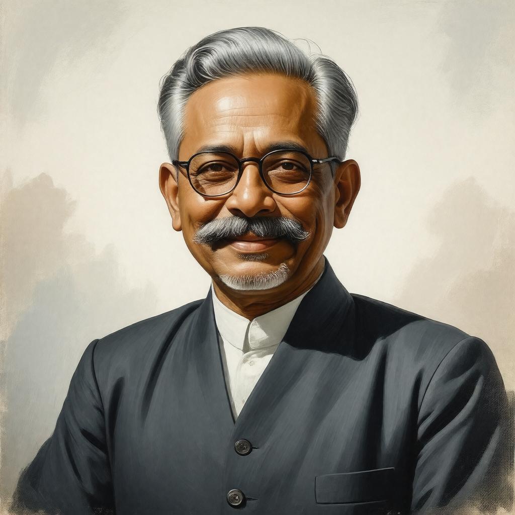 AI-created image of Sheikh Mujibur Rahman