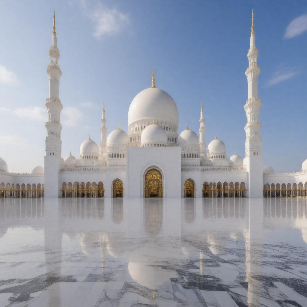 AI-created image of Sheikh Zayed Grand Mosque