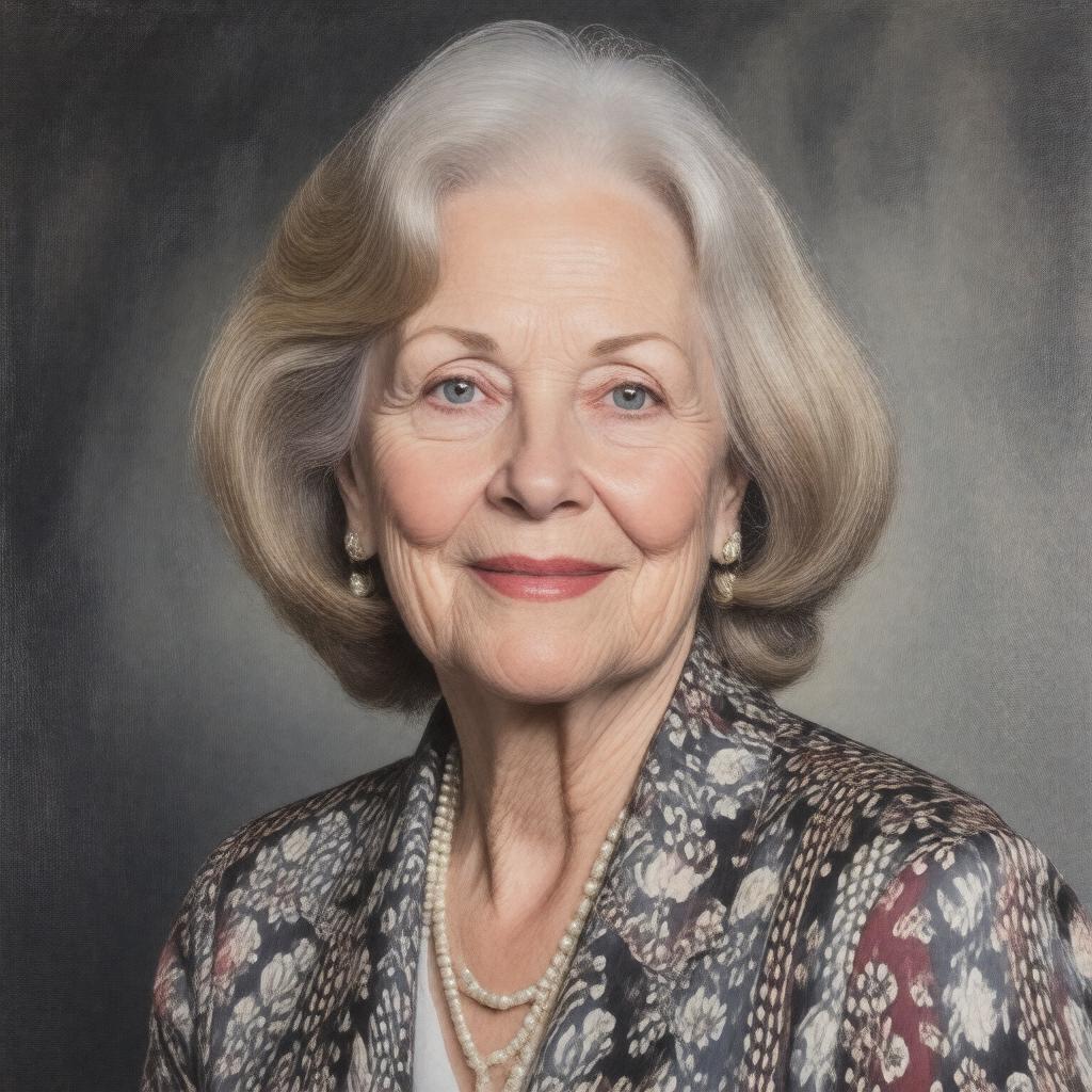 AI-created image of Sheila Hancock