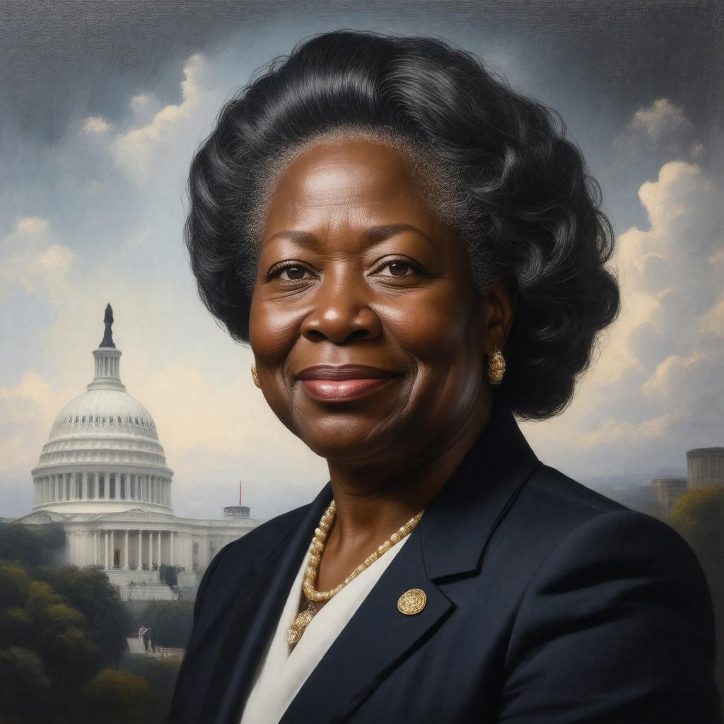 AI-created image of Sheila Jackson Lee