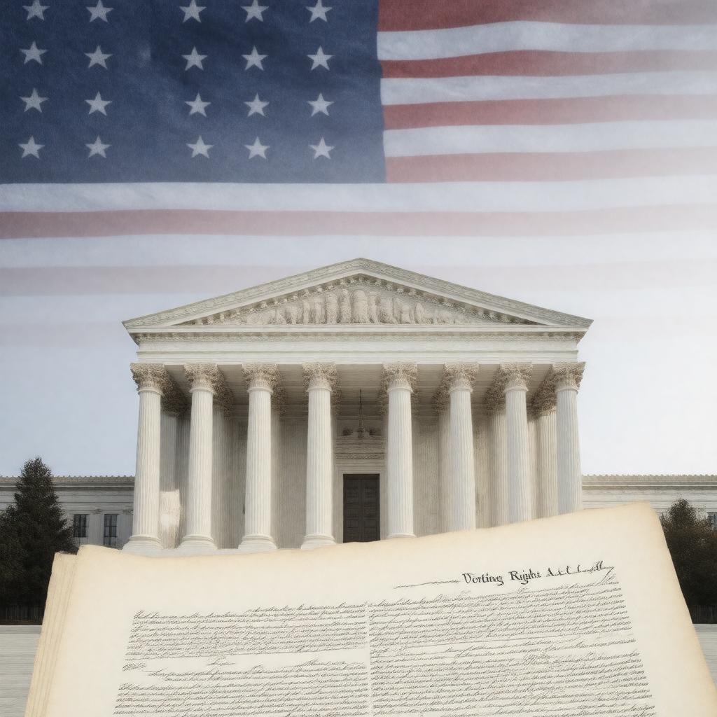 AI-created image of Shelby County v. Holder