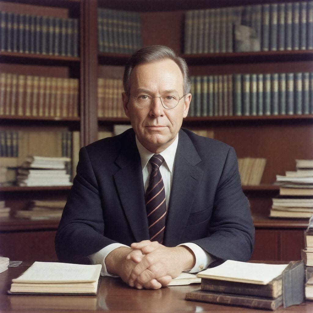 AI-created image of Sheldon Glashow