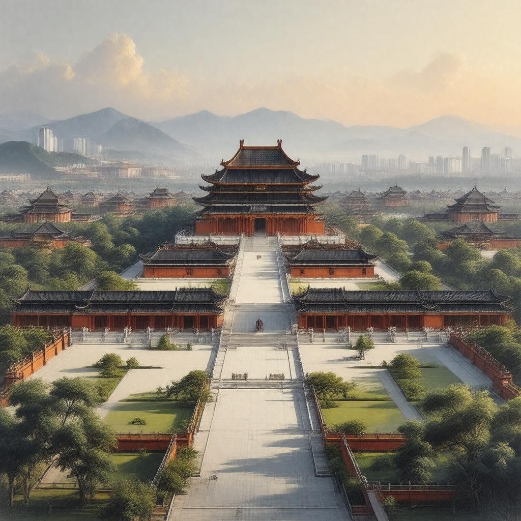 AI-created image of Shenyang Imperial Palace