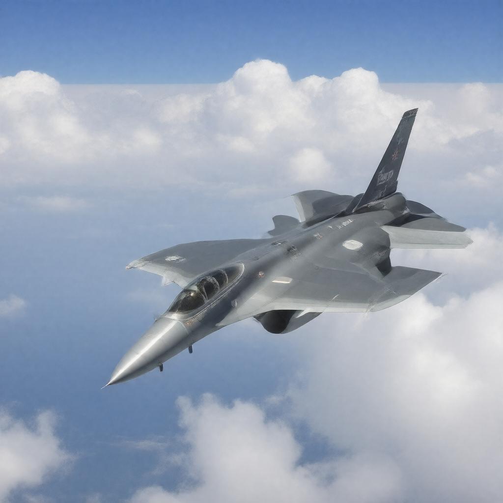 Click to view larger image AI-created image of Shenyang J-8 fighter jet