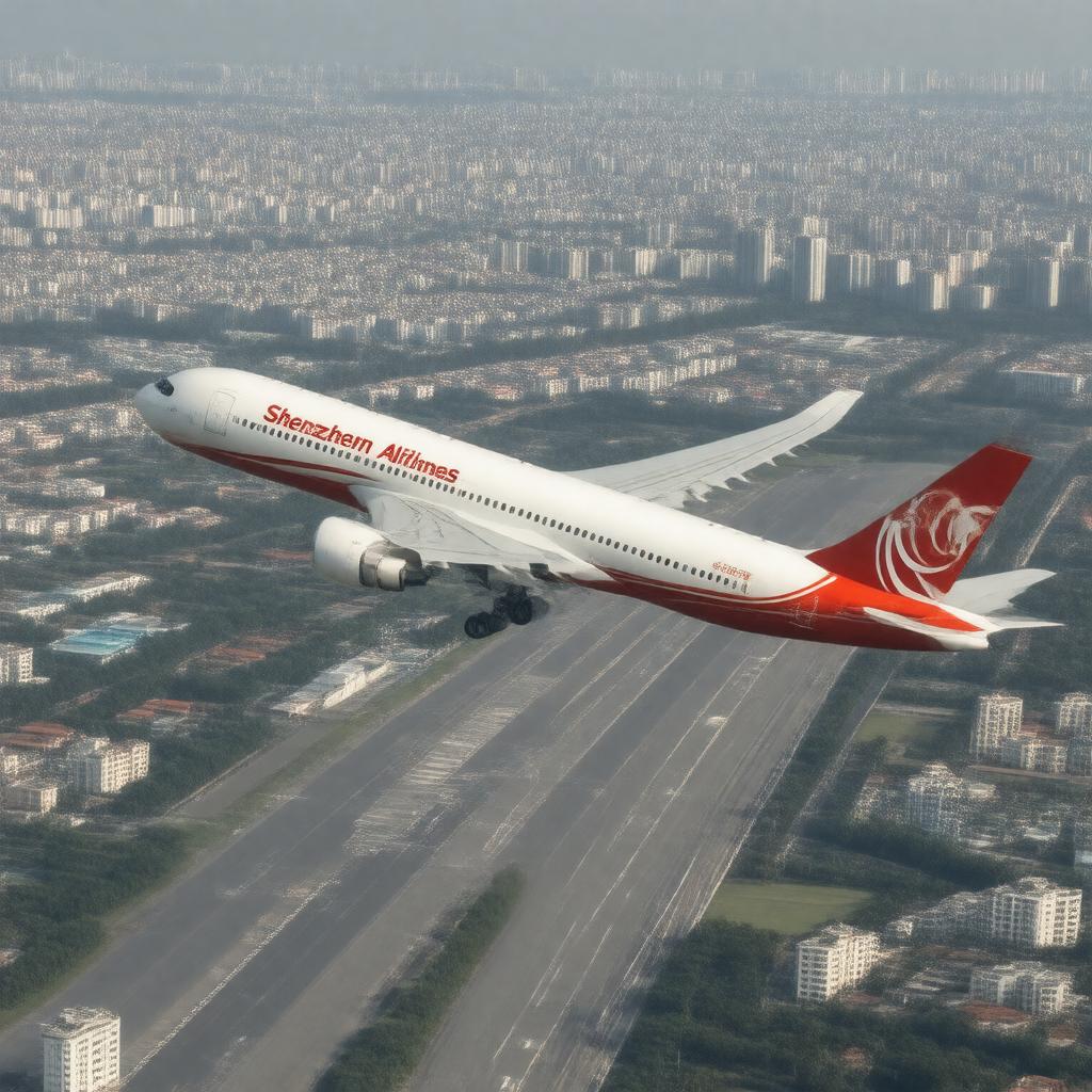 AI-created image of Shenzhen Airlines