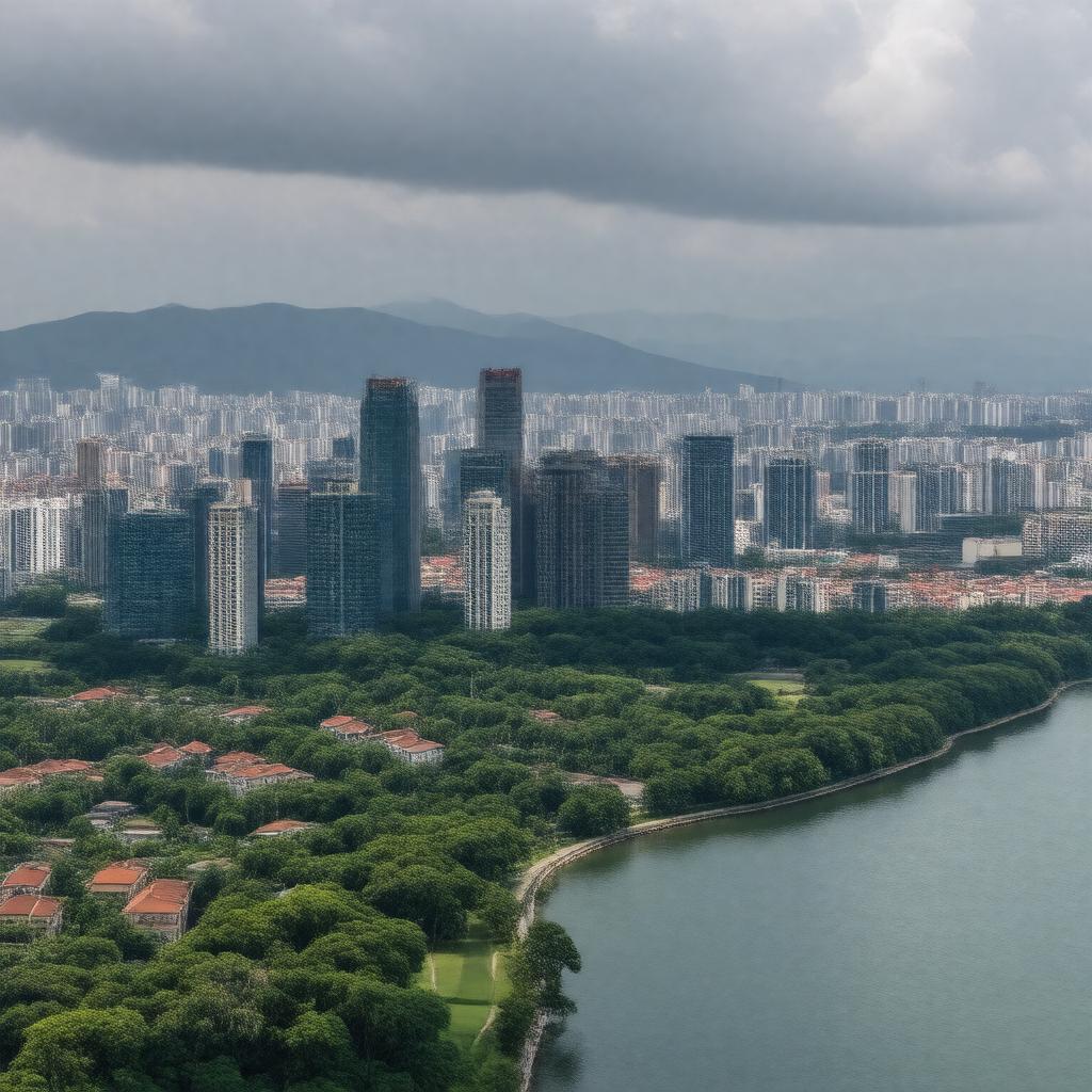 AI-created image of Shenzhen, China