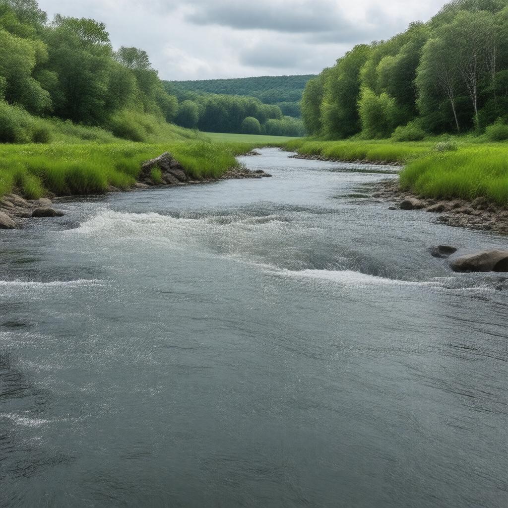 AI-created image of Shepaug River
