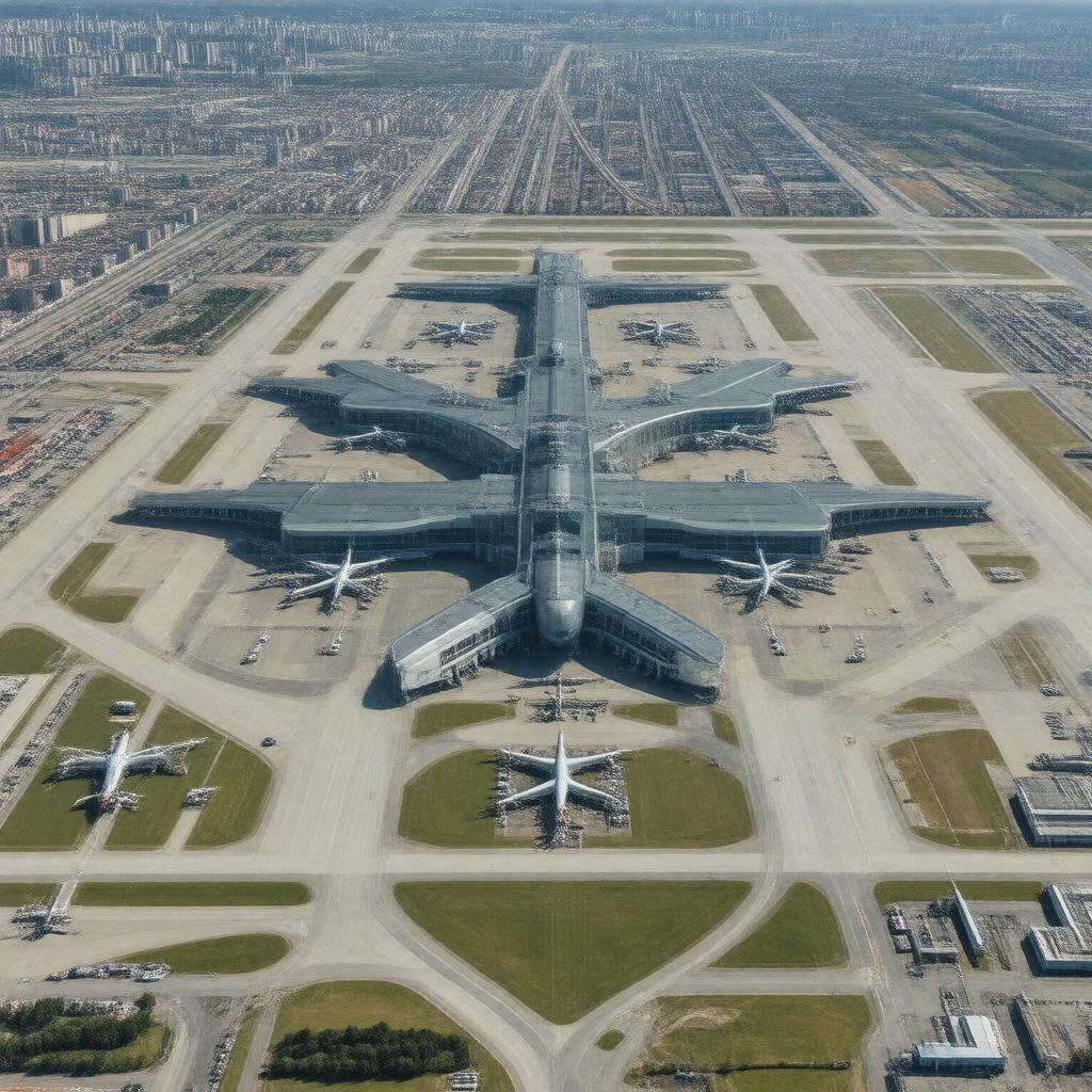 AI-created image of Sheremetyevo International Airport