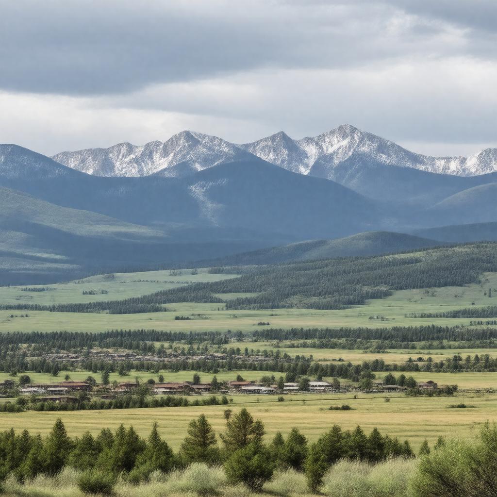 AI-created image of Sheridan County, Wyoming