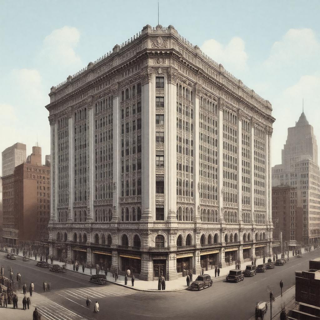 AI-created image of Sheridan Hotel