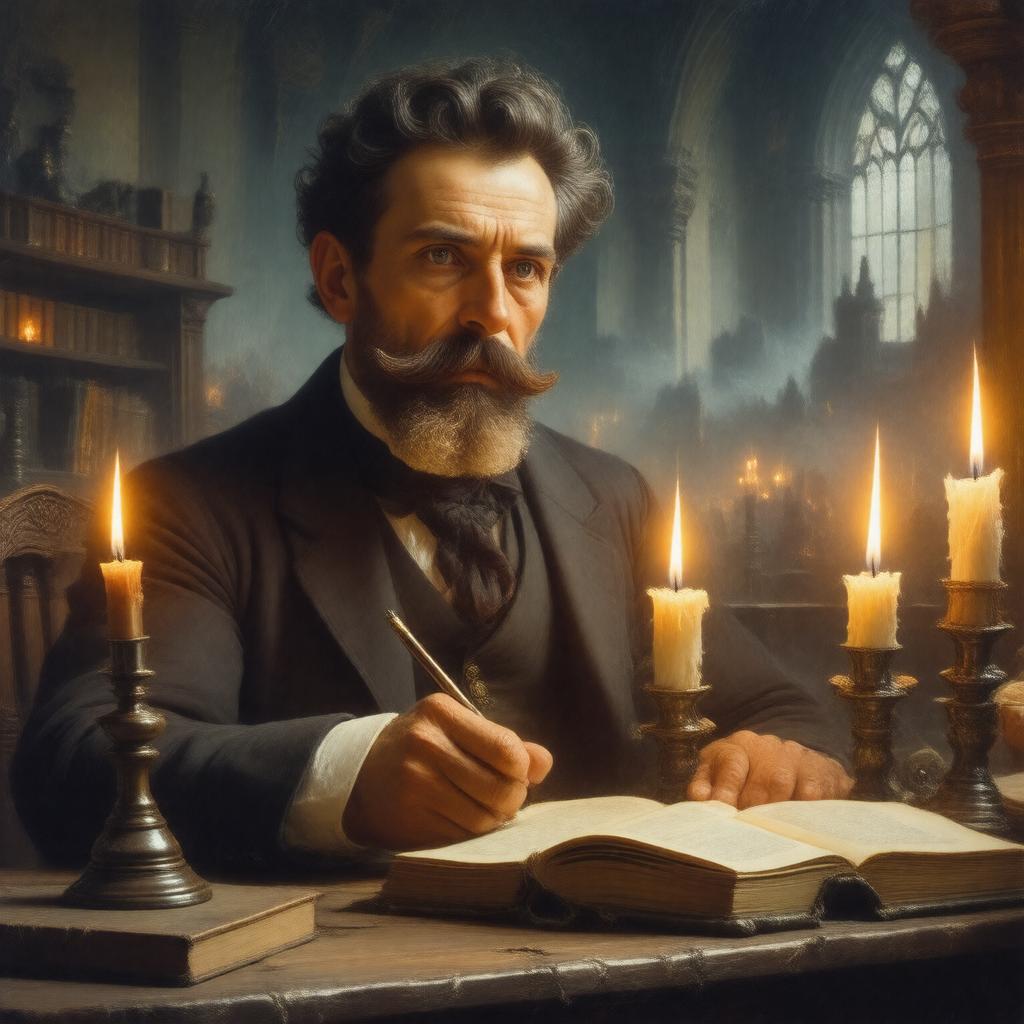 AI-created image of Sheridan Le Fanu