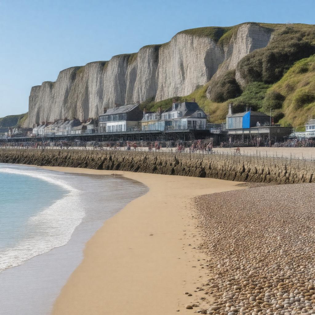 AI-created image of Sheringham Beach