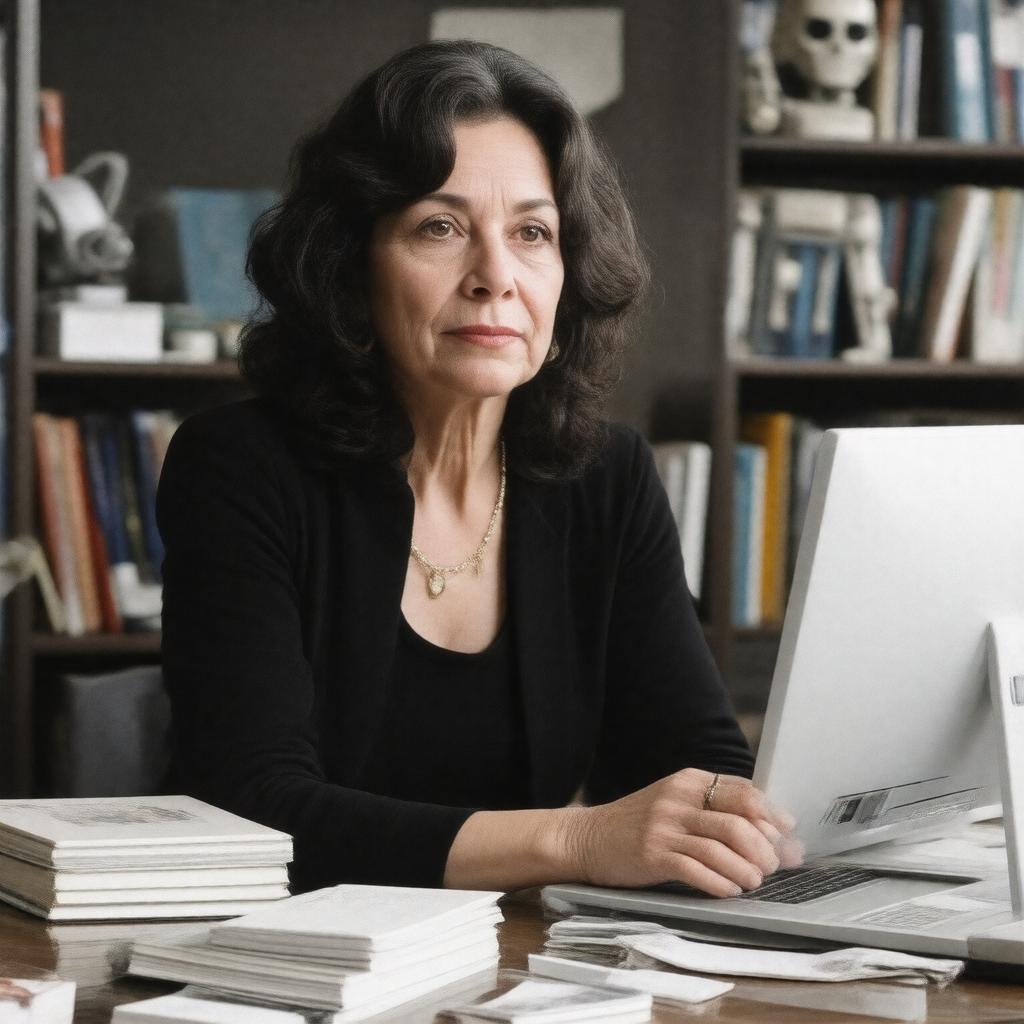 AI-created image of Sherry Turkle