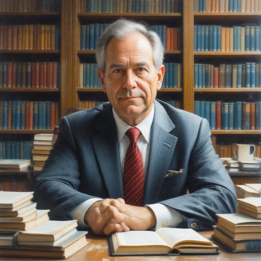 AI-created image of Sherwin Rosen