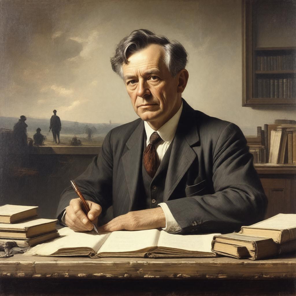 AI-created image of Sherwood Anderson