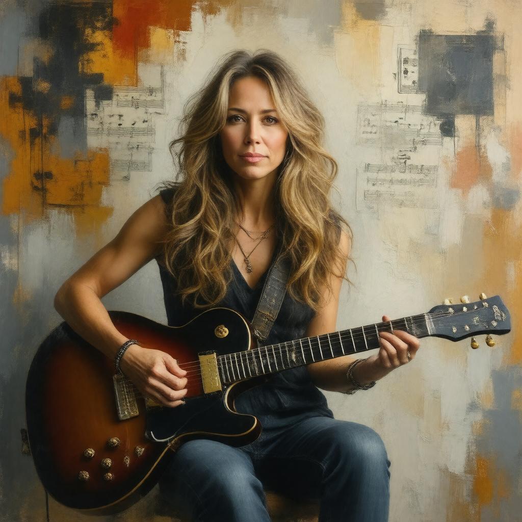 AI-created image of Sheryl Crow