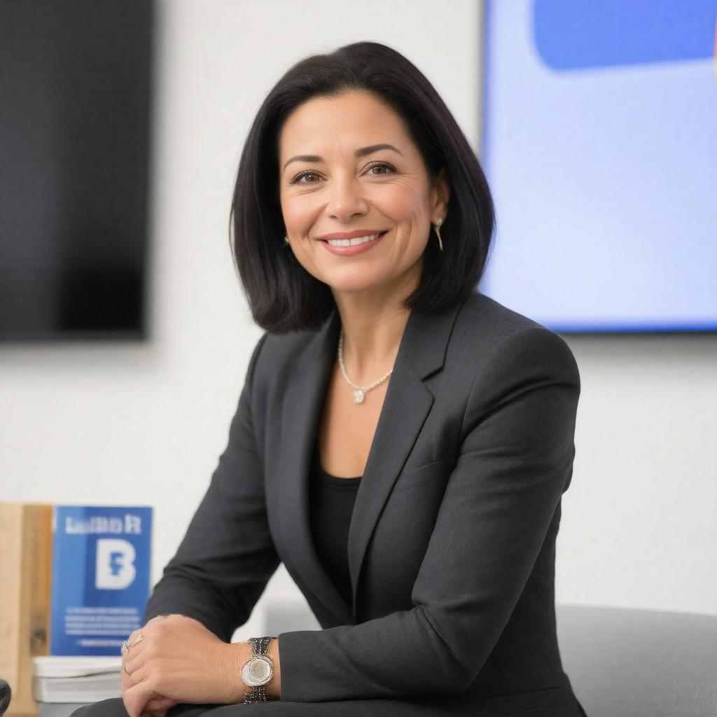 AI-created image of Sheryl Sandberg