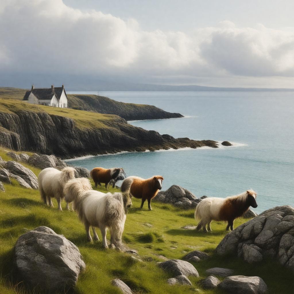 AI-created image of Shetland Islands