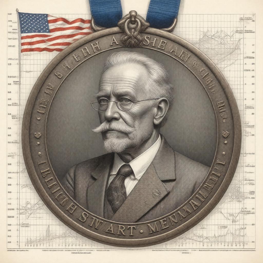 Click to view larger image AI-created image of Shewhart Medal