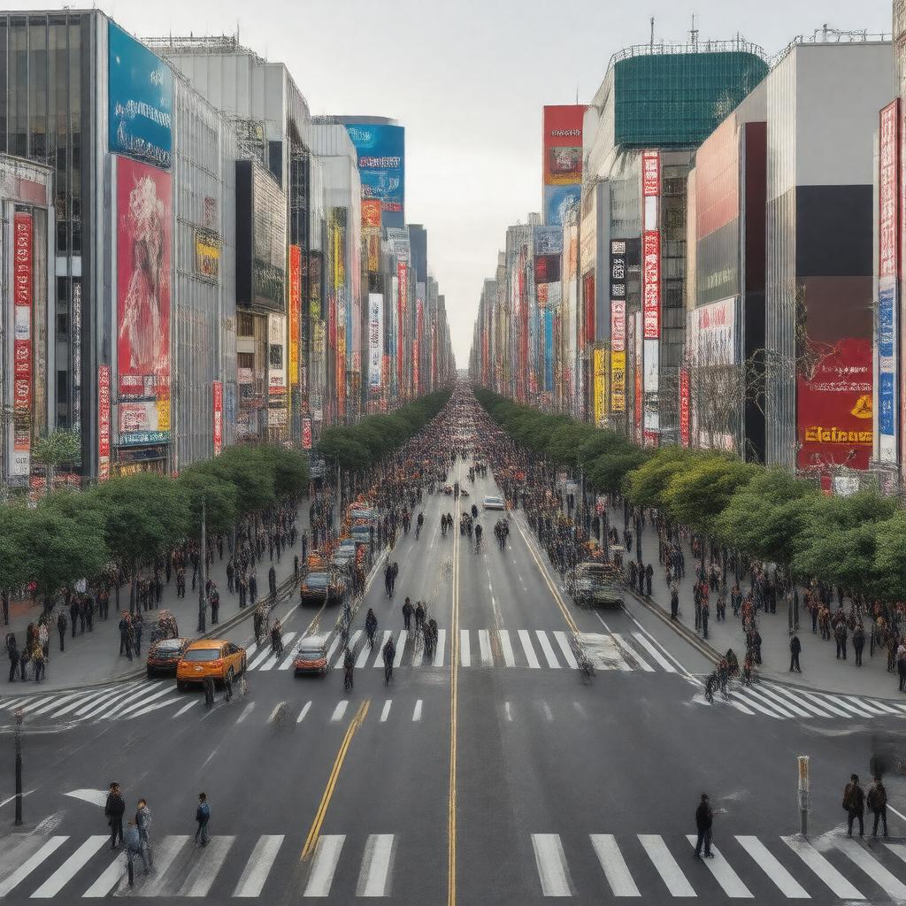 AI-created image of Shibuya