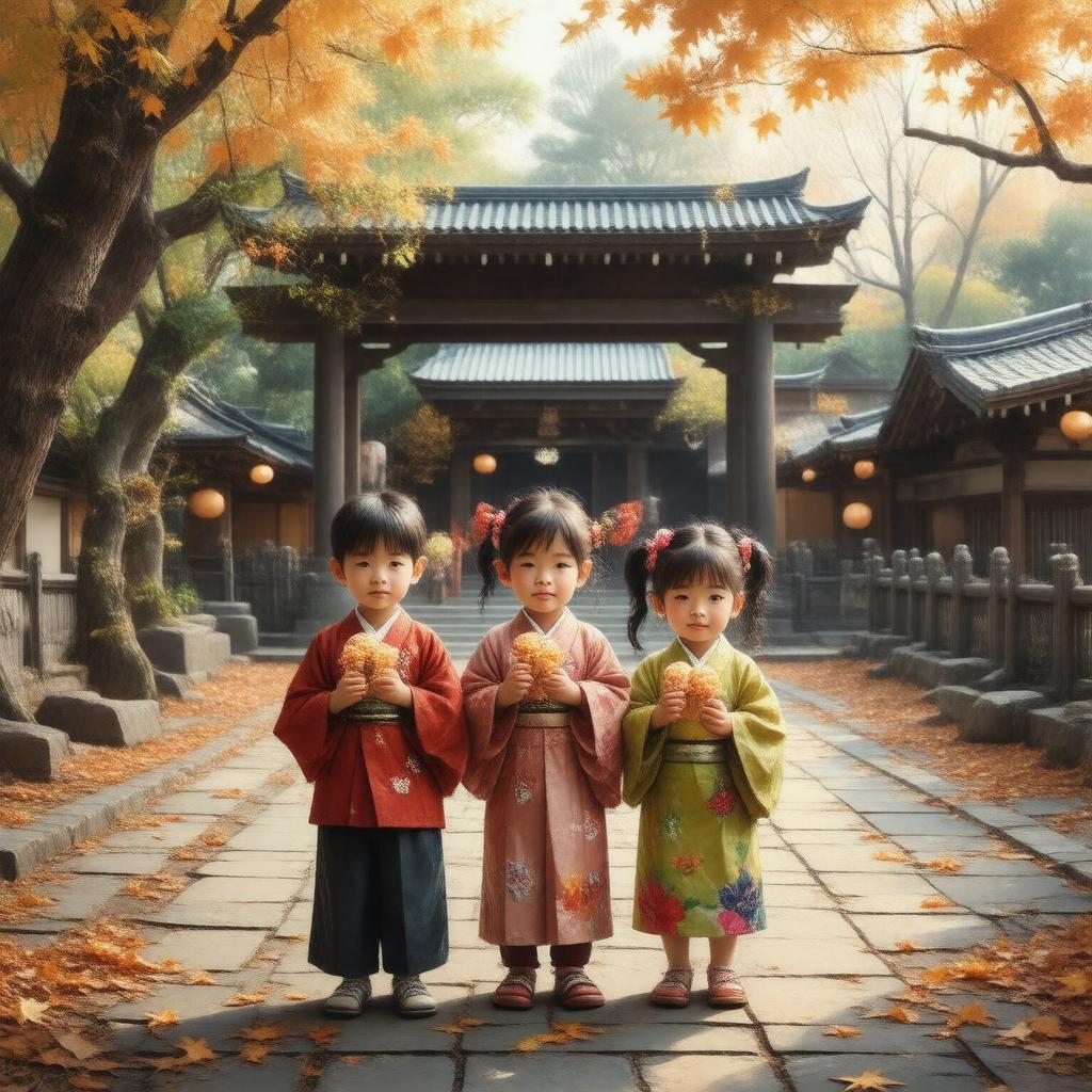 Click to view larger image AI-created image of Shichi-Go-San