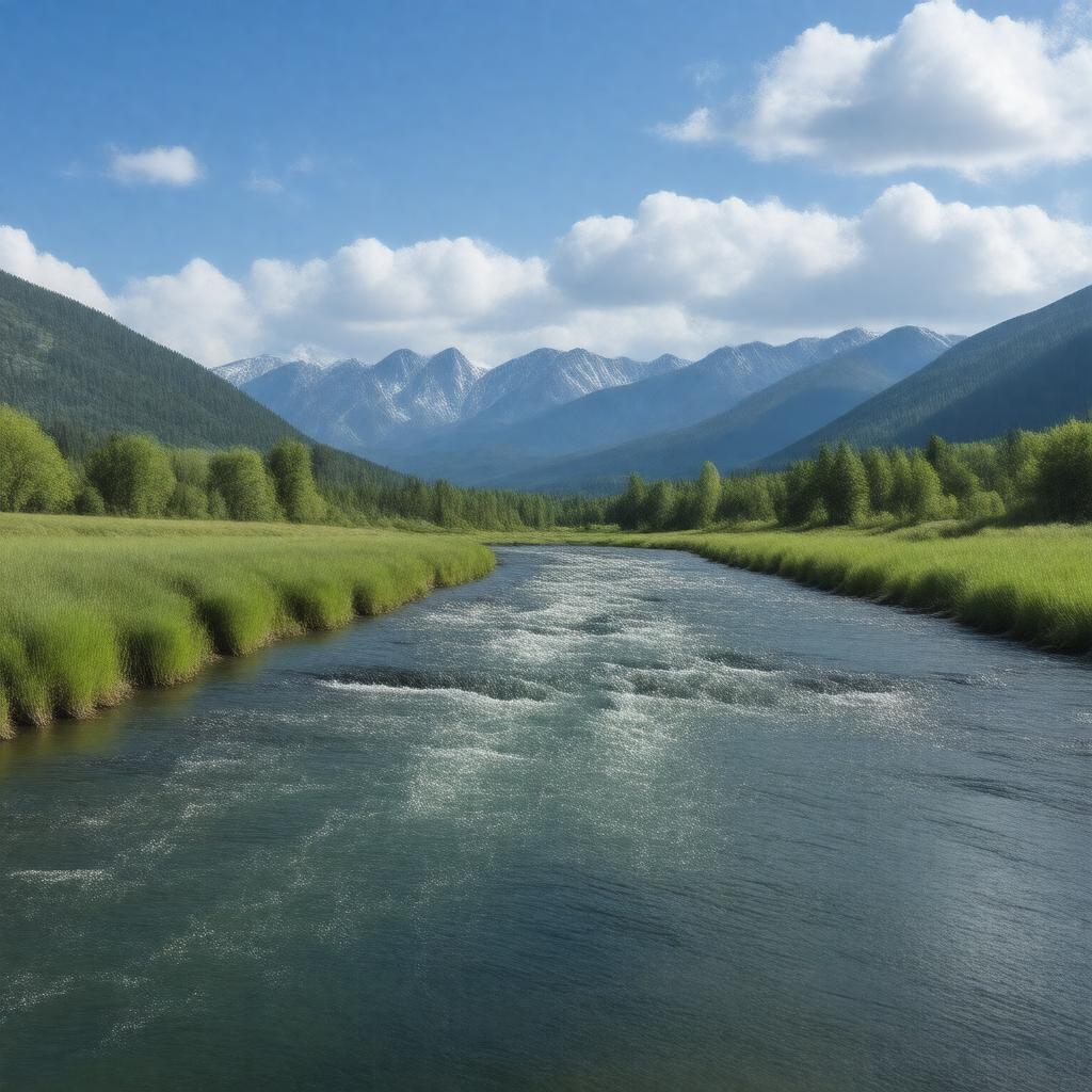 AI-created image of Shields River