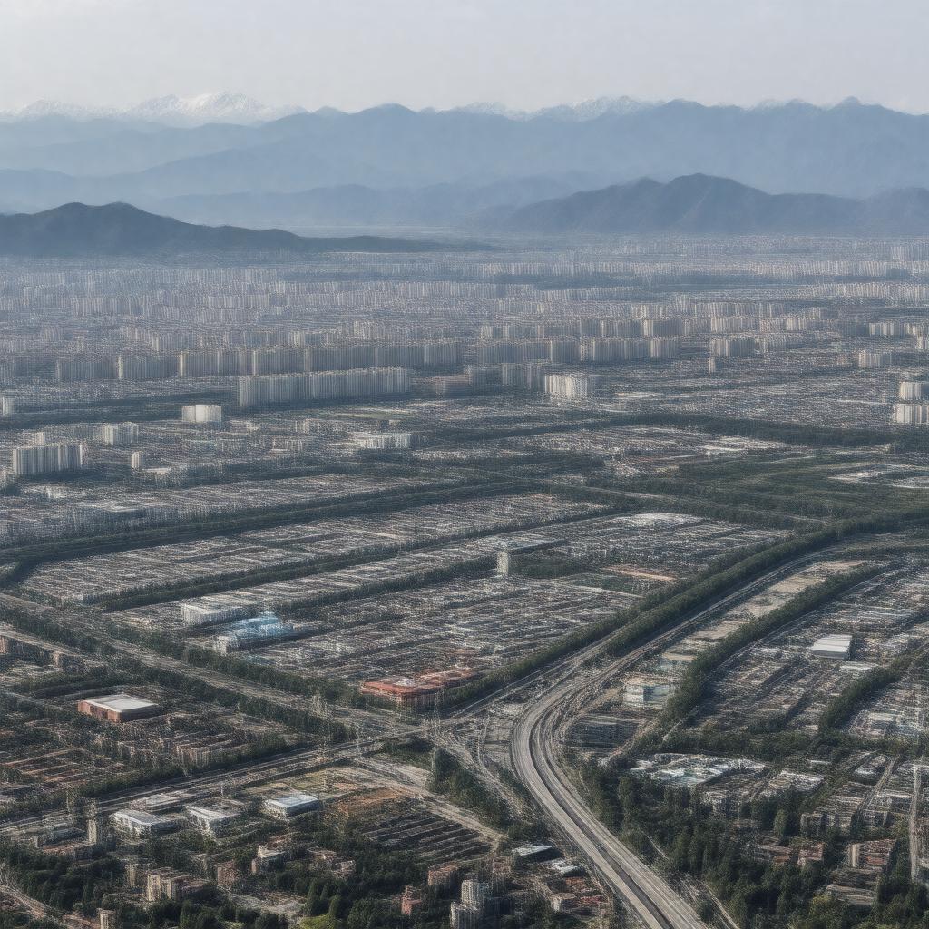 AI-created image of Shijingshan District
