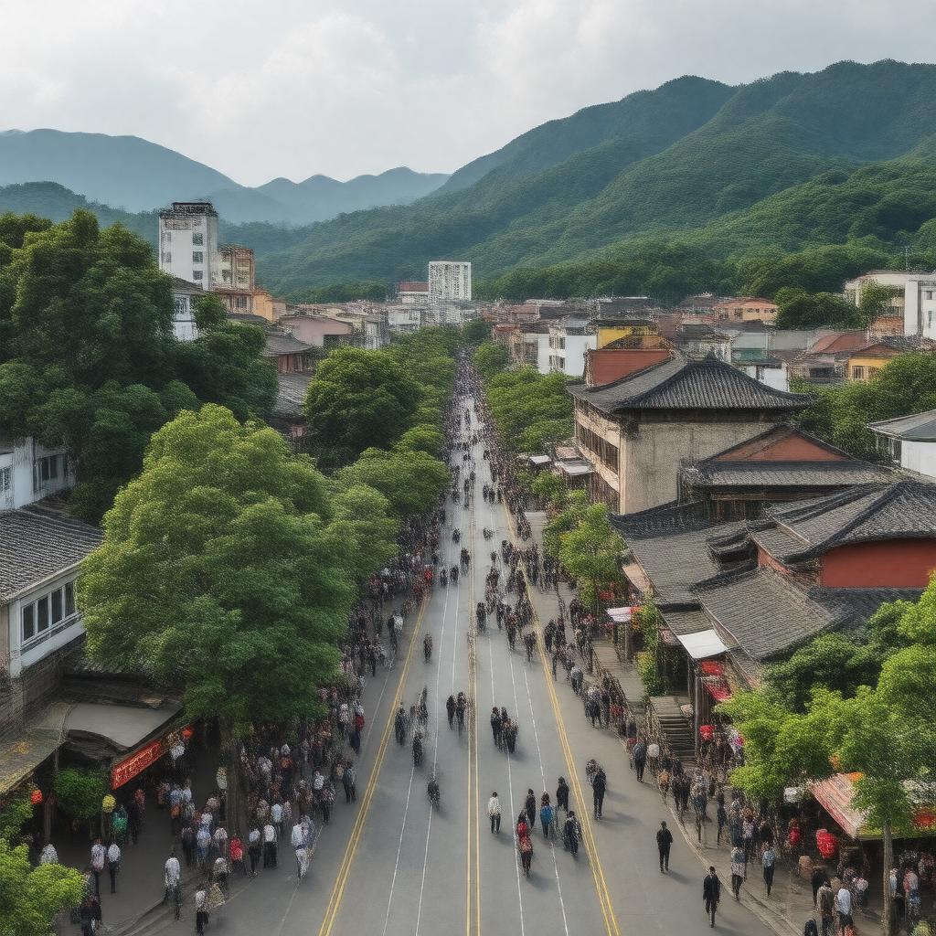 AI-created image of Shilin District