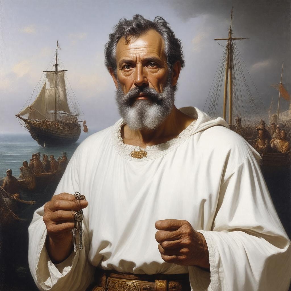 AI-created image of Shimon bar Jonah