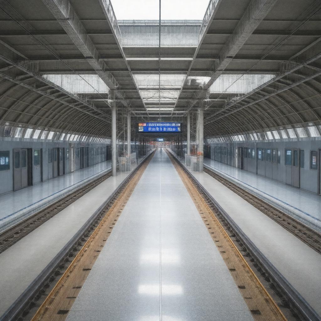 AI-created image of Shin-Hakushima Station