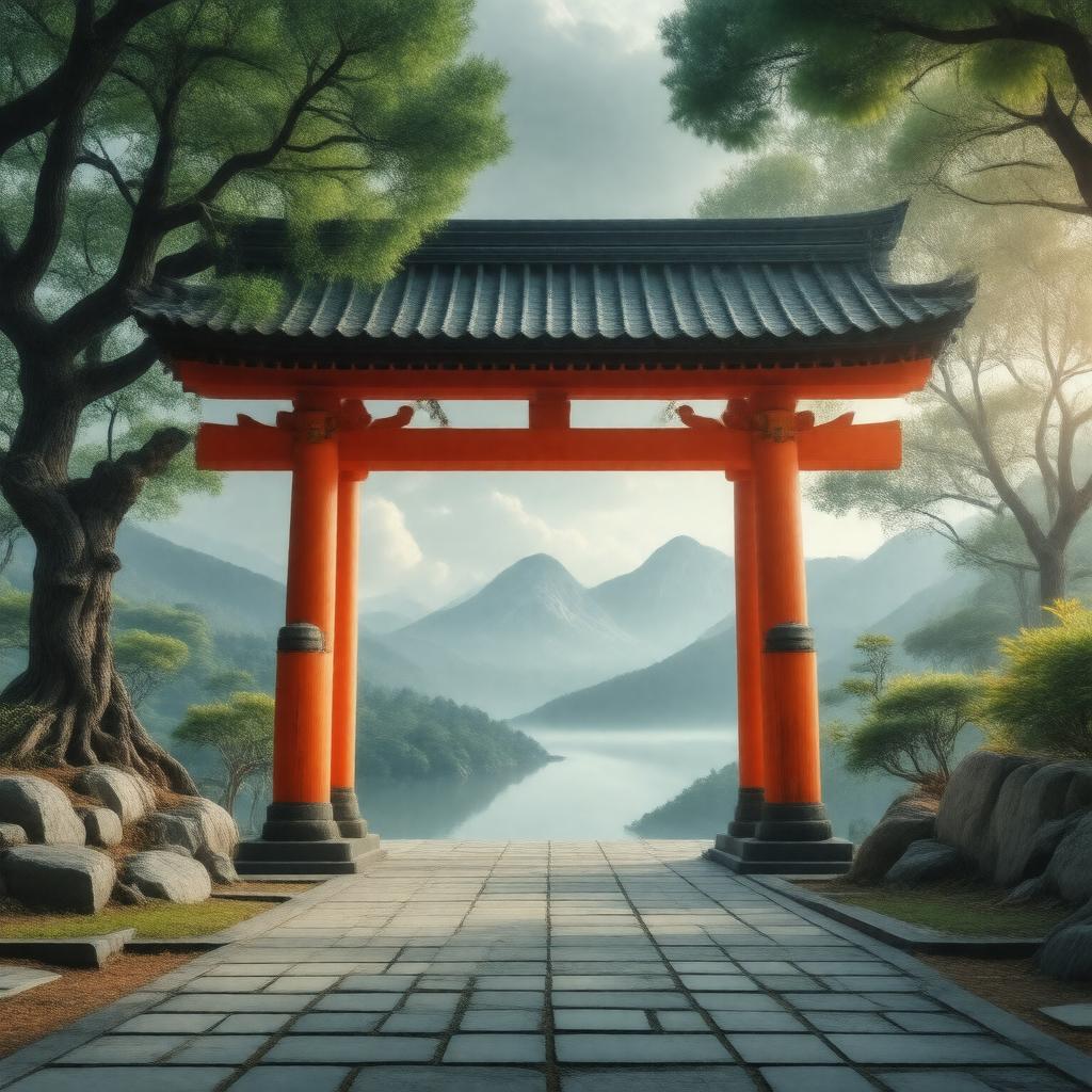 AI-created image of Shinto