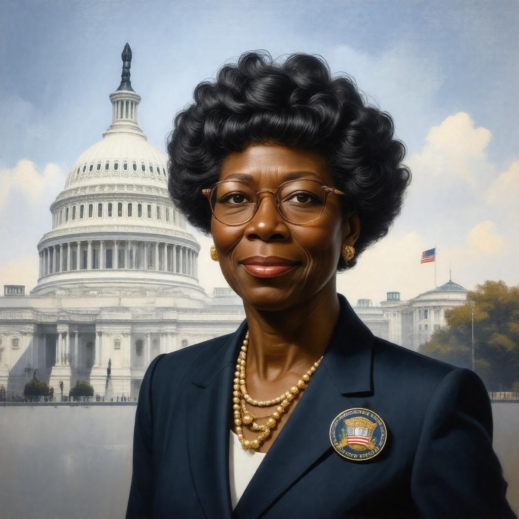 AI-created image of Shirley Chisholm