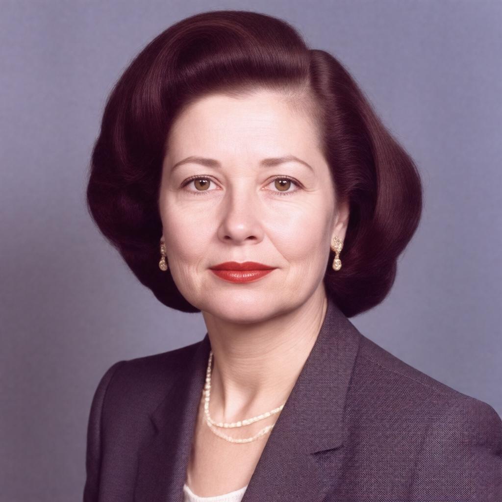 AI-created image of Shirley Hufstedler