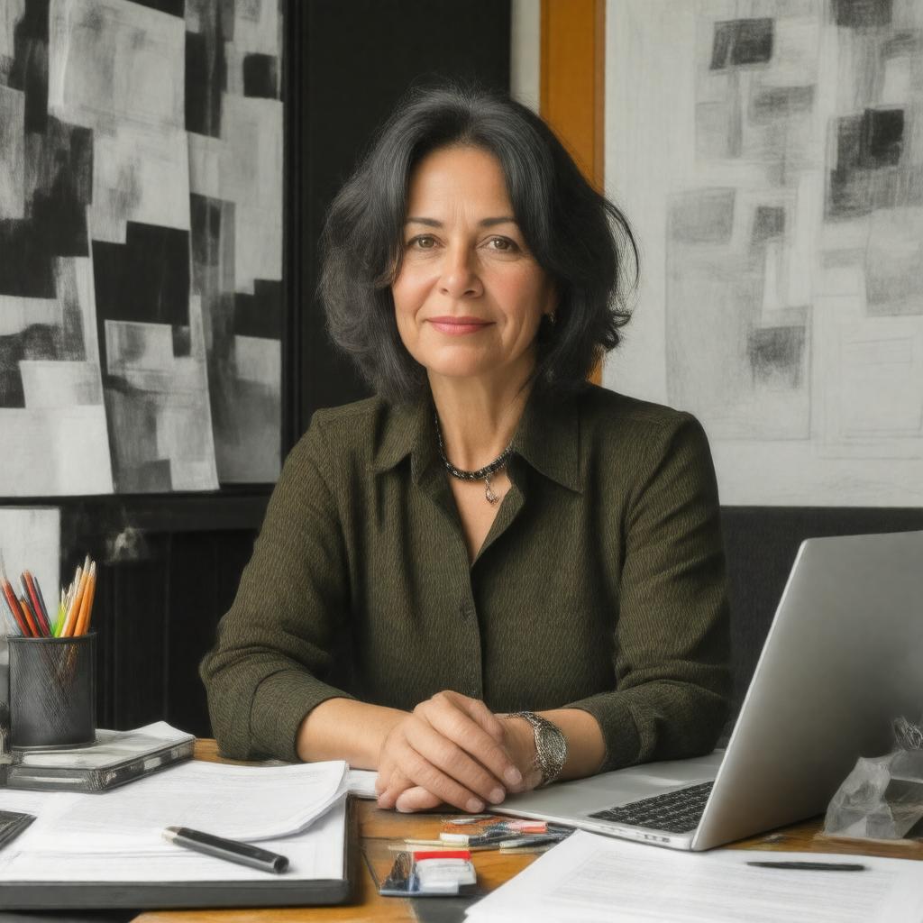 AI-created image of Shirley Lauro