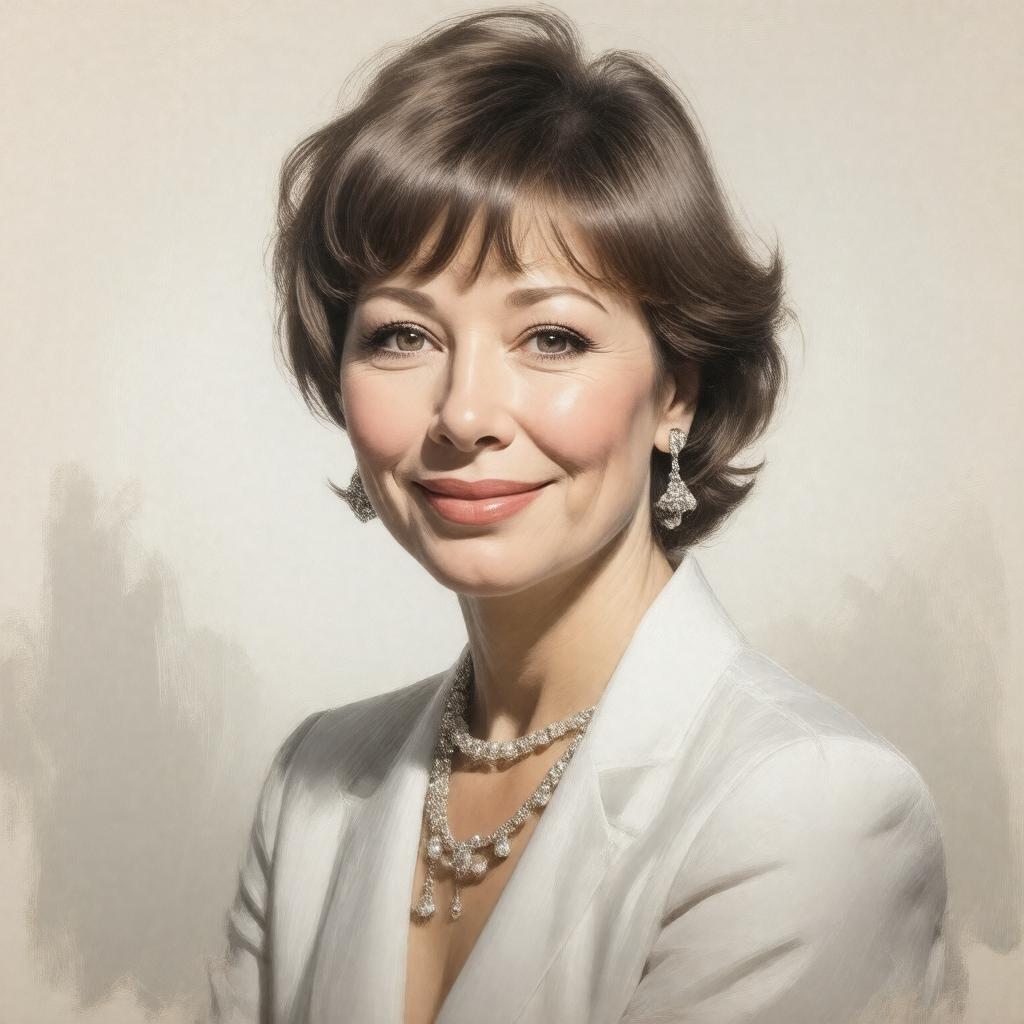 AI-created image of Shirley MacLaine
