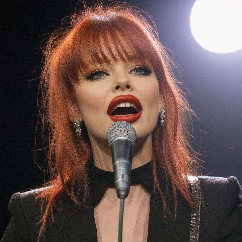 Click to view larger image AI-created image of Shirley Manson